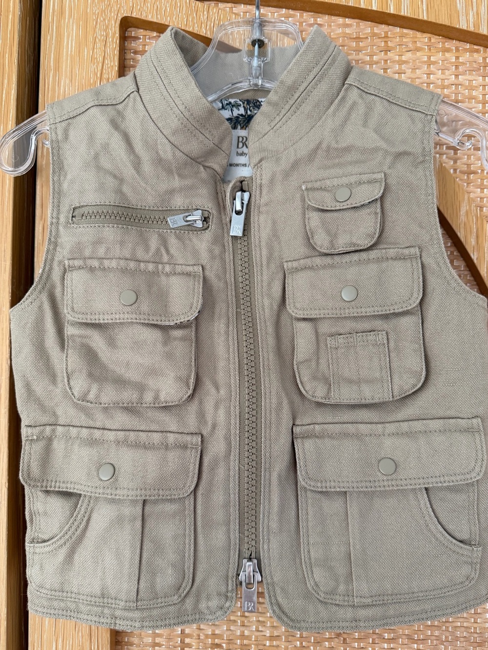 Banana Republic Baby Utility Vest in Khaki